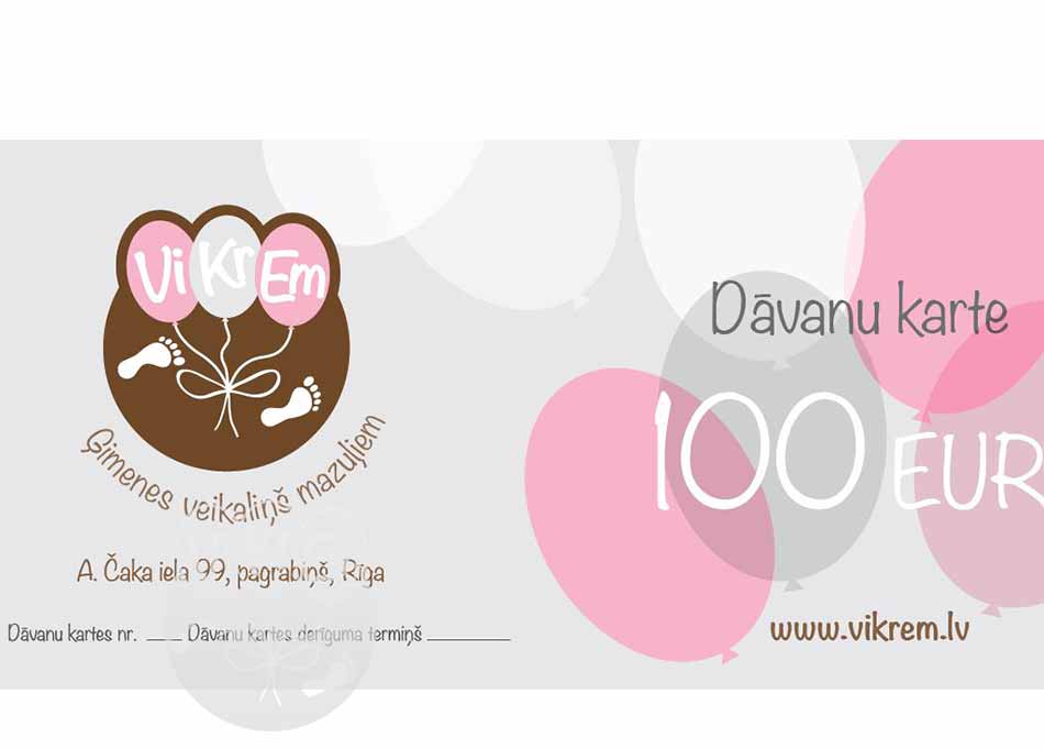 Dāvanu karte 100eiro vērtībā